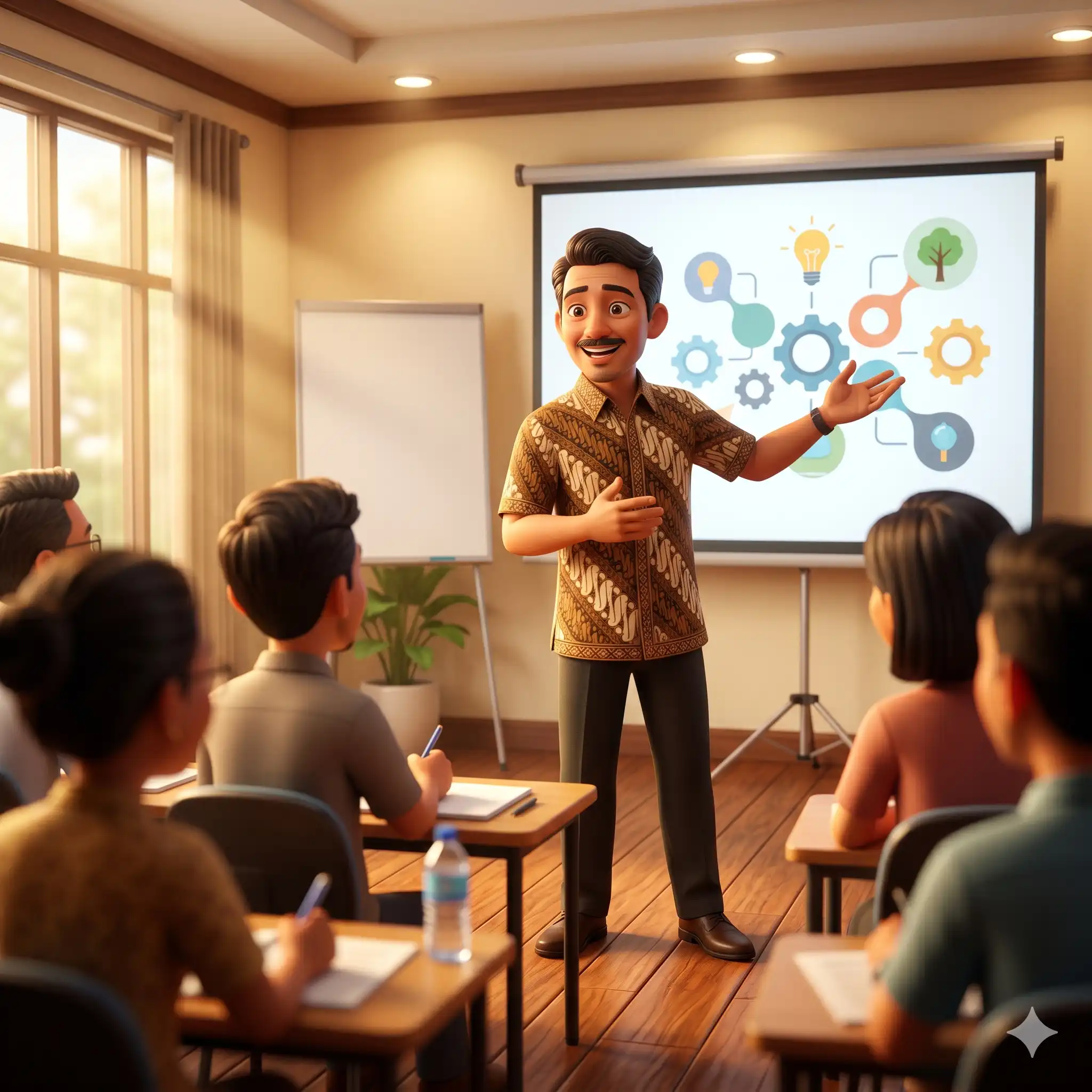 Indoor presentation